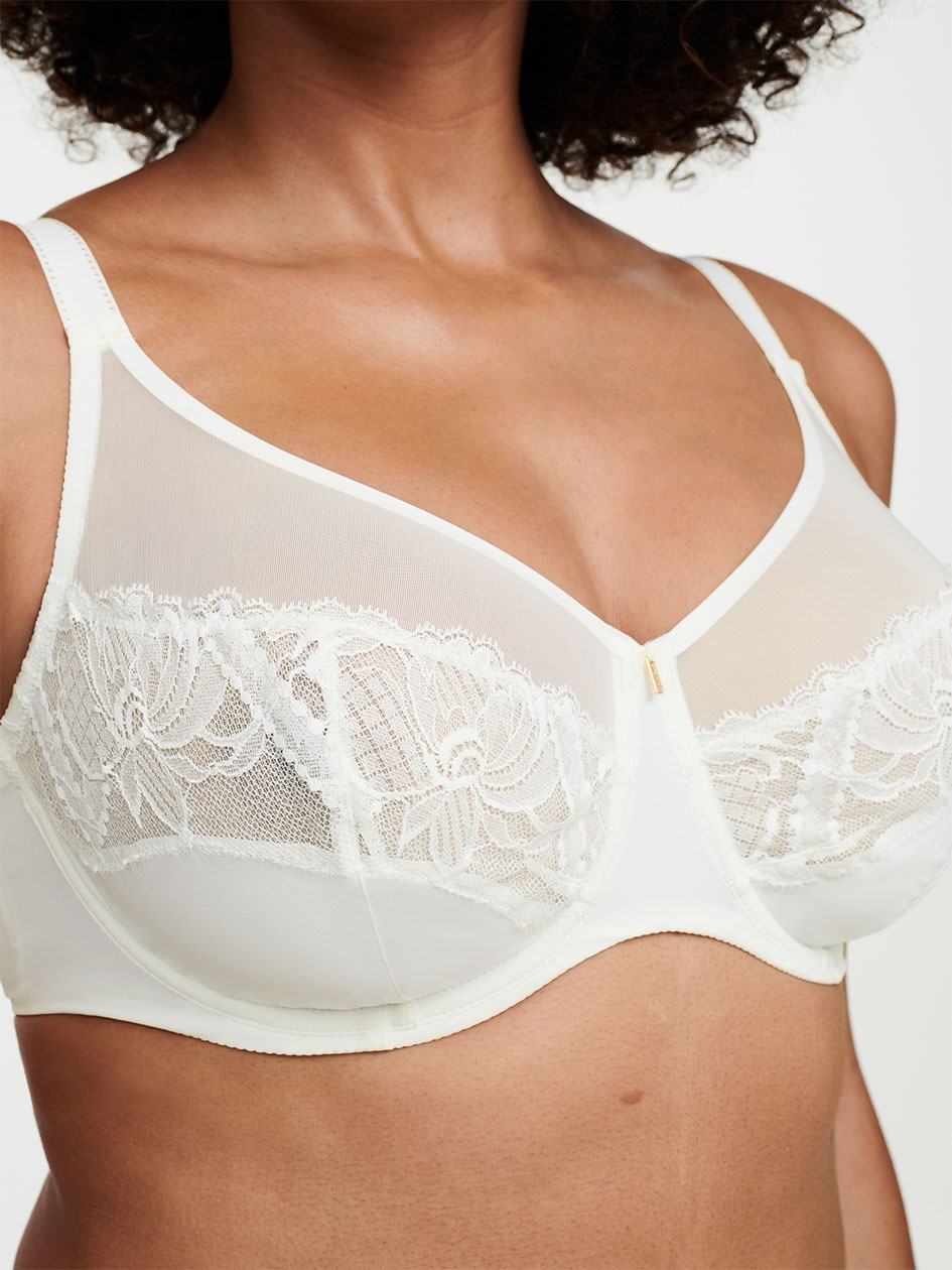 White Chantelle Orangerie Dream Full Coverage Underwire Women Bras | YDO3383JB