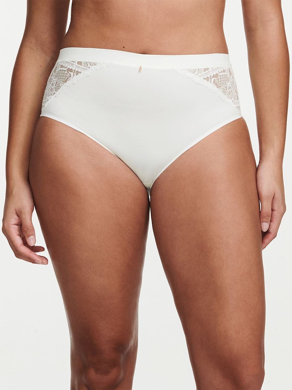 White Chantelle Orangerie Dream High Waist Women Briefs | CFX9251YU