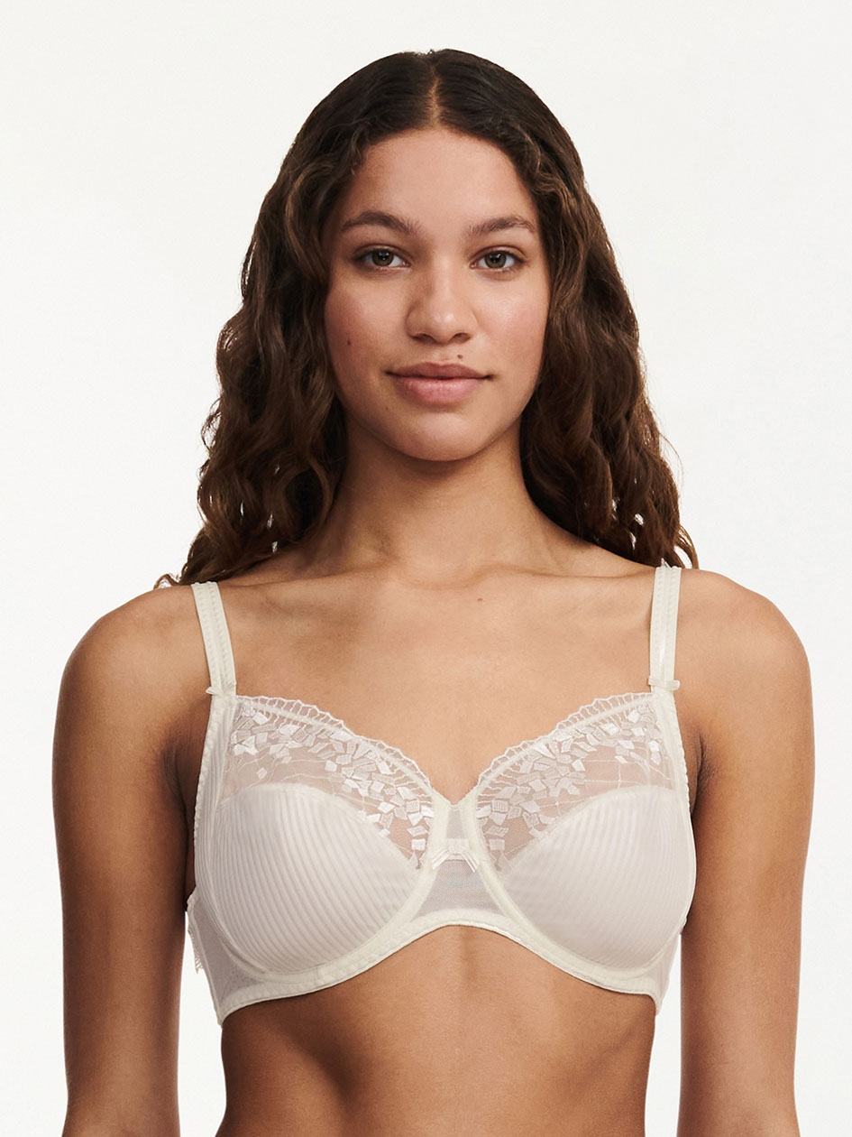 White Chantelle Pont Neuf Full Coverage Women Unlined Bra | HNT1646FN