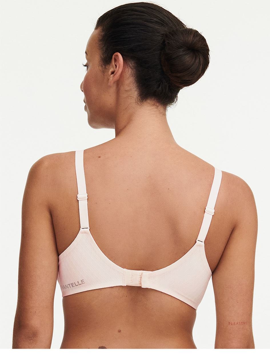 White Chantelle Smooth Lines Back Smoothing Minimizer Women Bras | VXG6520IM