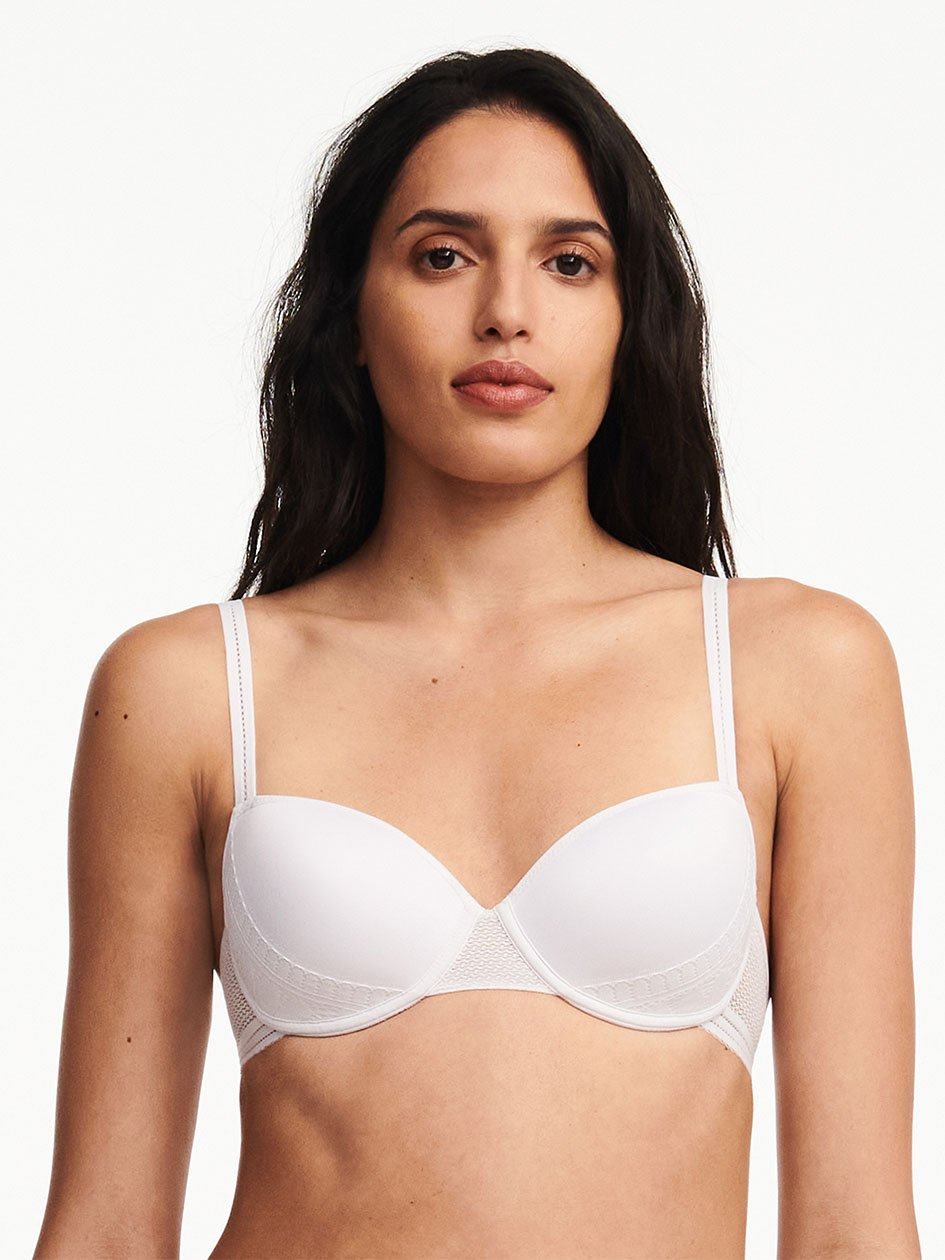 White Chantelle Sofie Custom Fit Demi Women T-Shirt Bra | JZM5240VZ