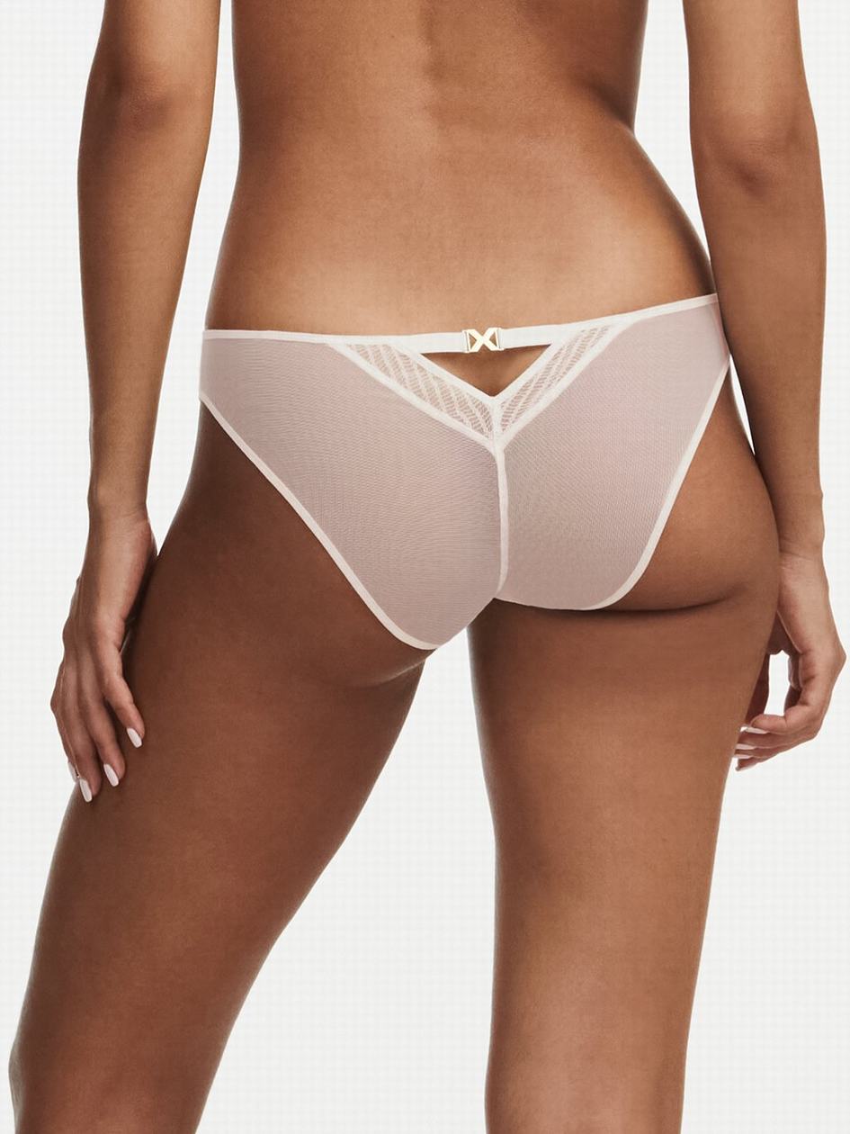 White Chantelle tXture Women Briefs | KFG8831ET