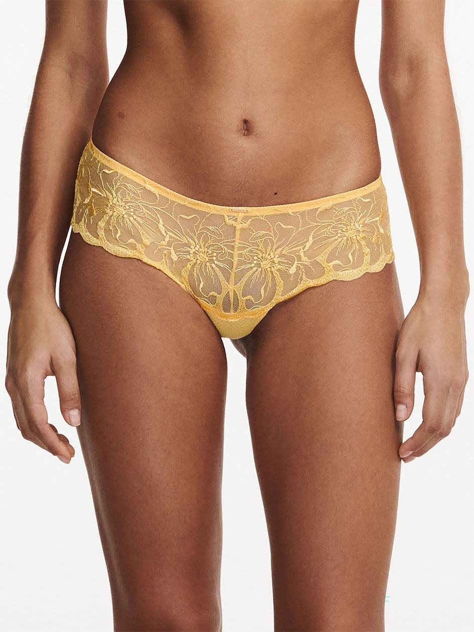 Yellow Chantelle Fleurs Women Hipster Panty | MMM2744XT