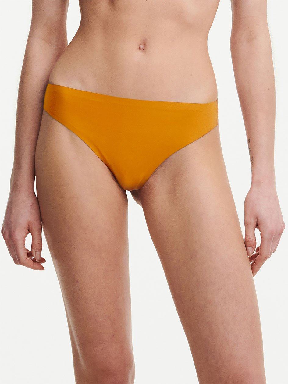 Yellow Chantelle SoftStretch Women Thong Panty | DQF7649SQ